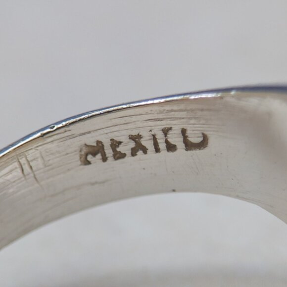 Vintage TAXCO Sterling Sculpted Wave Ring — Size 6.75 - Picture 3 of 12